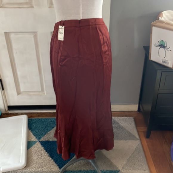 Express Brick Red Maxi Skirt. Size 8 - Picture 4 of 5